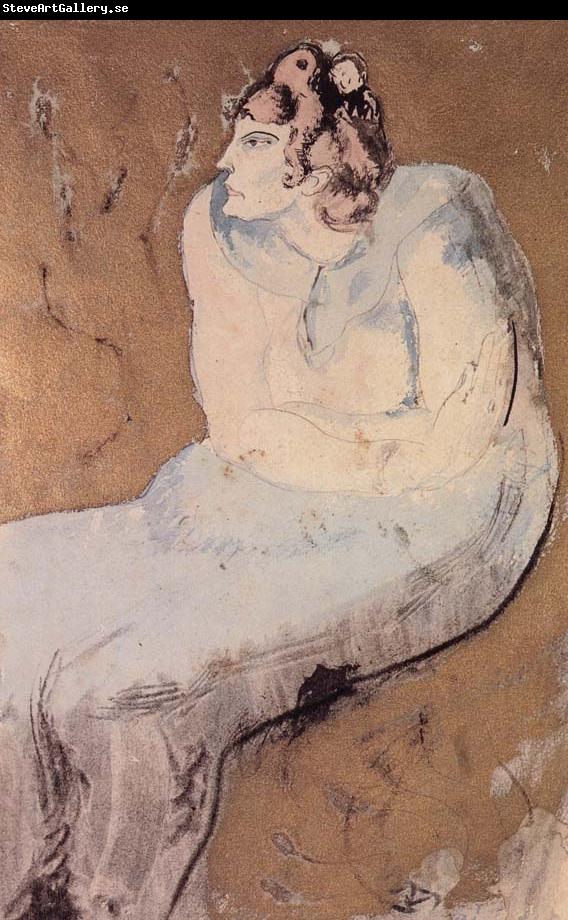 pablo picasso woman croucbing